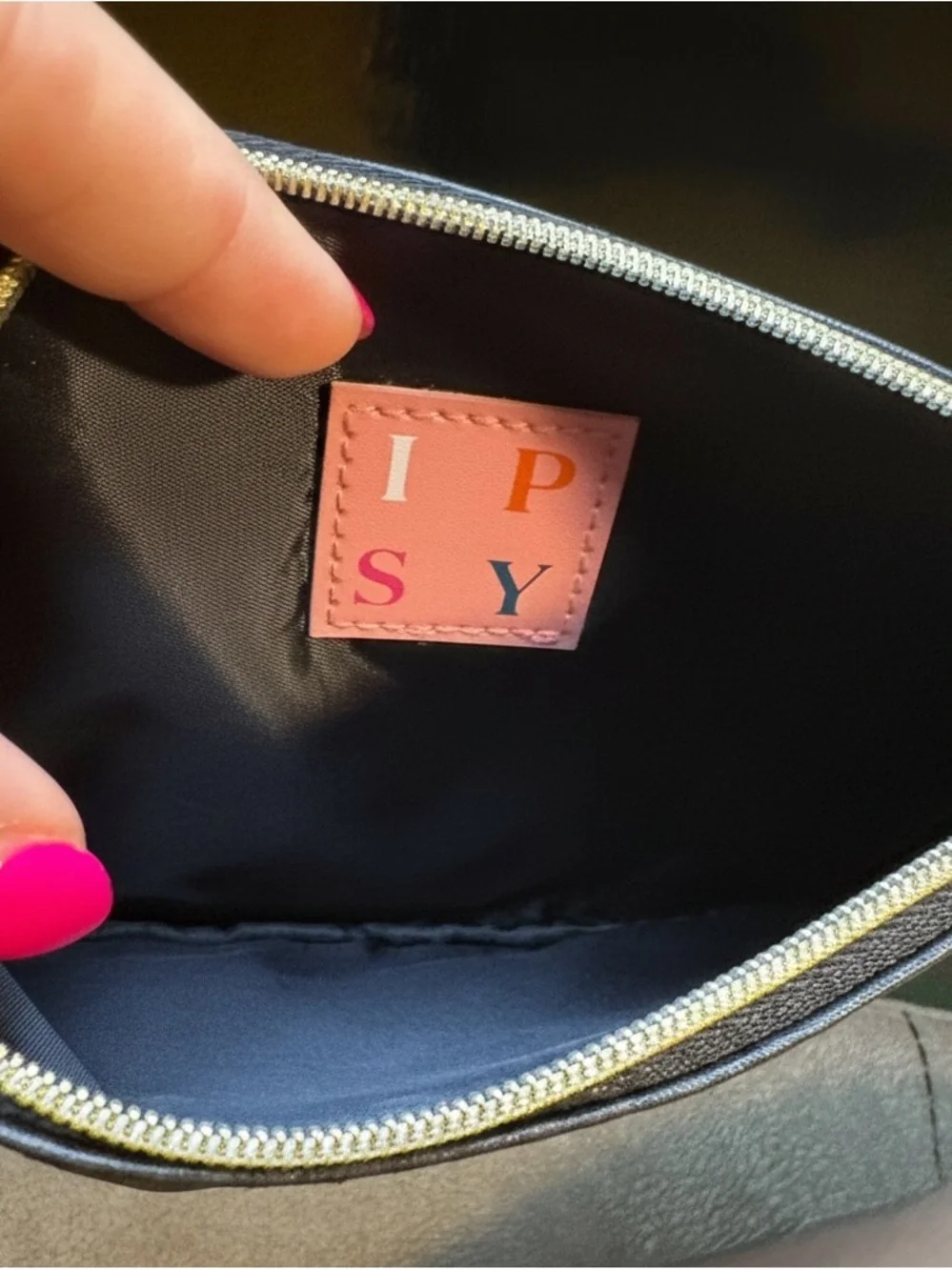 ipsy Pink & Black Spooky Icon Cosmetic Pouch Duo